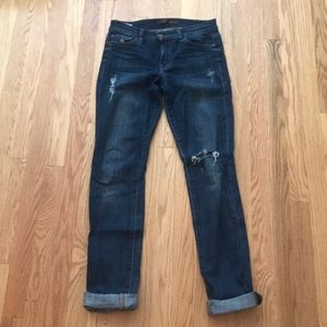 Joe's Jeans distressed straight leg- size 27